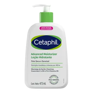 Loção Advanced Hidratante Corporal Para Pele Seca E Sensível Cetaphil 473ml - Hidratação 48h Sem Fragrância
