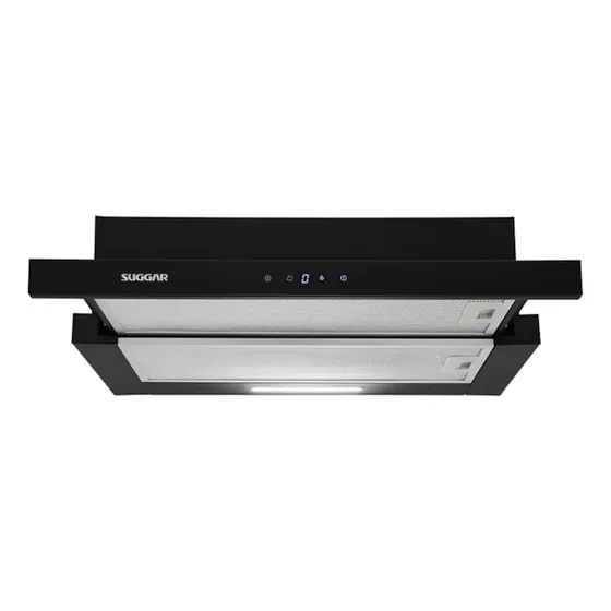 Depurador De Embutir Slim Touch 60 Cm Preto Suggar 127V
