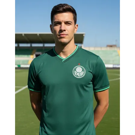 Camisa Palmeiras Score Iii Linha Casual Original Verdão