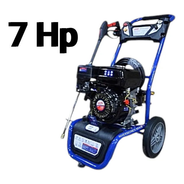 Potente Hidrolavadora A Gasolina 7 Hp Multiusos Nueva