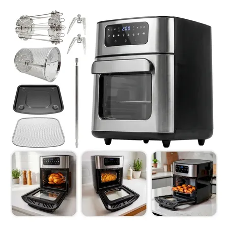 Air Fryer Ovenfryer Fritadeira Eletrica 12 Litros 1700w K NAKASAKI Cor Preto