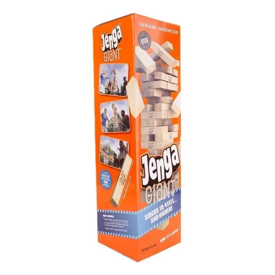 Juego De Jenga Clásico De Bloques De Madera
