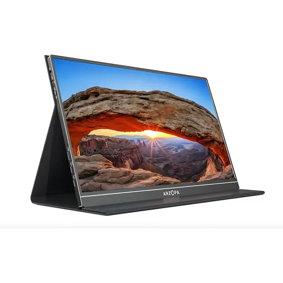 Monitor Gamer Arzopa S1 Table 15.6" IPS Full HD Preto 127/220V