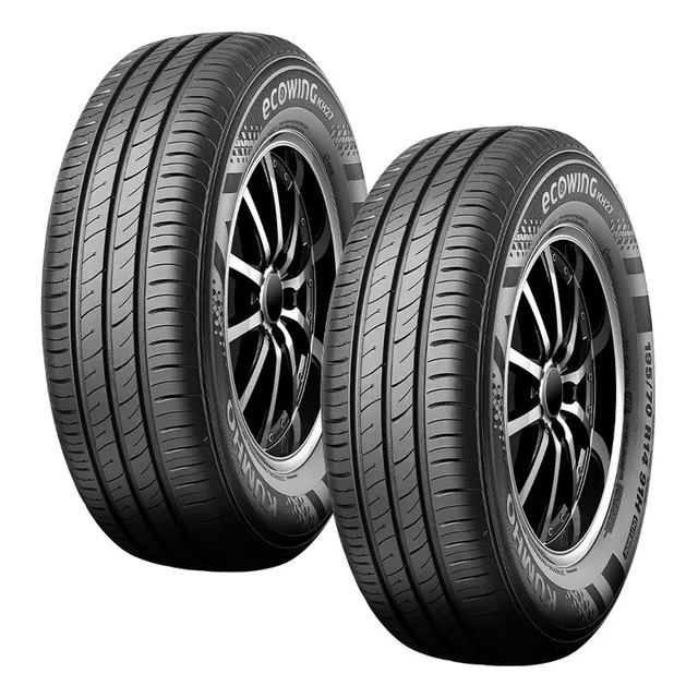 Paquete 2 Llantas 155/70r14 Kumho Ecowing Kh27 77h