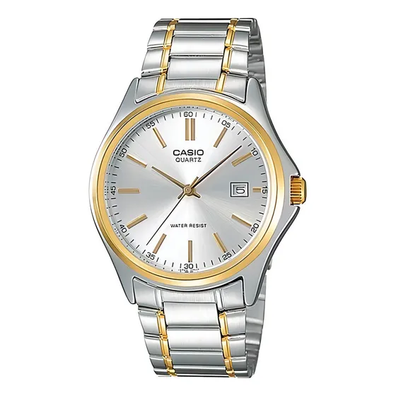 Reloj Casio Mtp-1183g Fechador Silver Gold Hombre Locales En Palermo Y Saavedra
