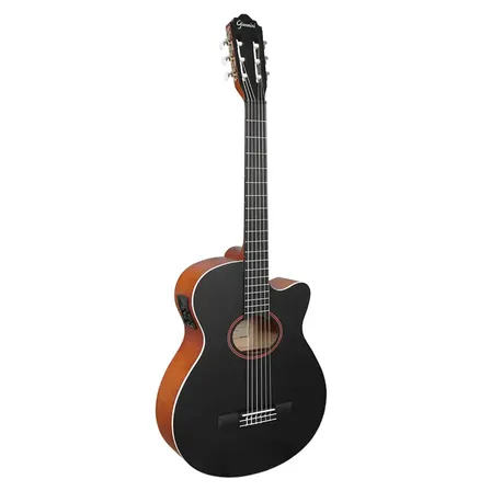 Violão Náilon Eletroacústico Giannini Performance GNF-1D CEQ Color Top Black (CTBK) Destro