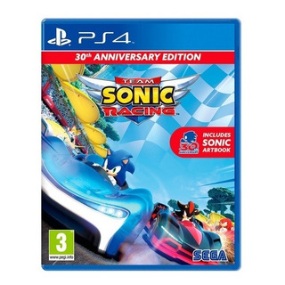Team Sonic Racing 30th Anniversary Ed - Ps4 Físico - Sniper Team Sonic Racing 30th Anniversary Ed - Ps4 Físico - Sniper