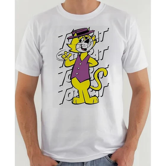 Camiseta Camisa Manda-chuva Top Cat Desenho Anime 3