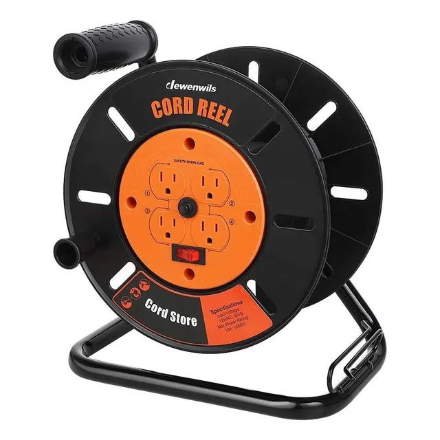 Carrete De Almacenamiento De Cable De Extensión Dewenwils Co