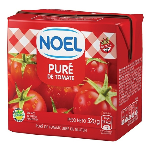 Pure De Tomate Noel Brick X 520 Gr