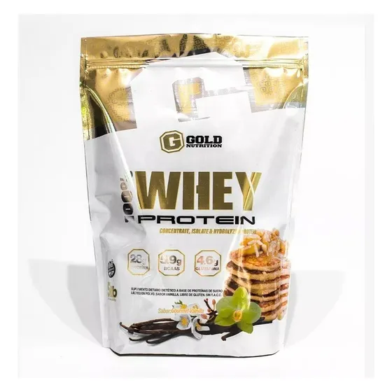 Gold Nutrition Whey Protein 100% Proteína Bcaa 5lbs