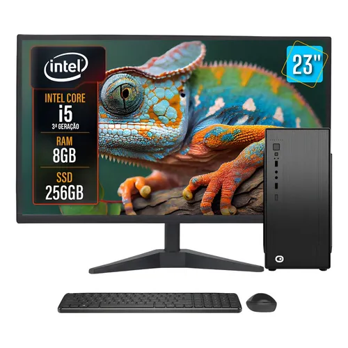 Computador Completo Top Intel Core i5 4570, 8GB RAM, SSD 256GB