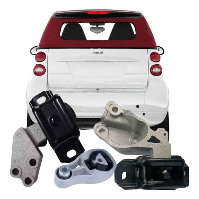 Kit 3 Calço Coxim Motor Smart Fortwo Novo