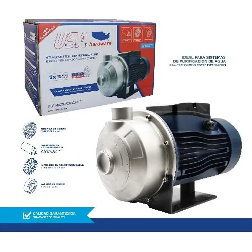 Bomba De Agua Tipo Jet Acero Inoxidable 2hp Usa Hardware