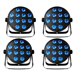 Set 4 - 12x10w Cañon Par Led Alienpro Rgbw 4 En 1 Set 4 - 12x10w Cañon Par Led Alienpro Rgbw 4 En 1