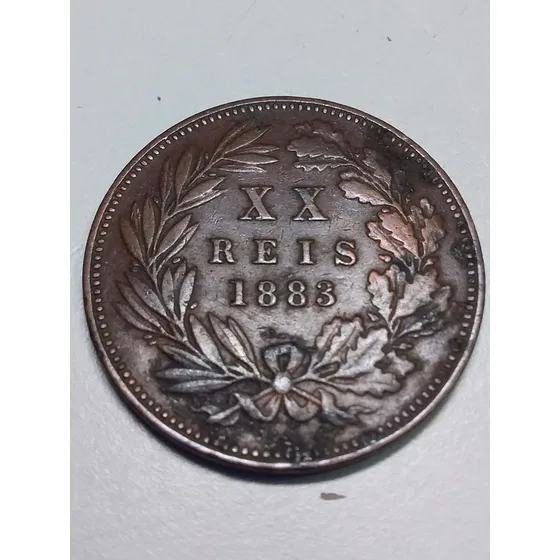 Moeda De Portugal 20 Reis - Xx Reis  1883
