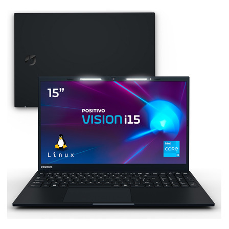 Notebook Positivo Vision Intel Core i3 8gb RAM 256gb Ssd Tela 15.6" Full Hd Linux - Preto Notebook Positivo Vision Intel Core i3 8gb RAM 256gb Ssd Tela 15.6" Full Hd Linux - Preto