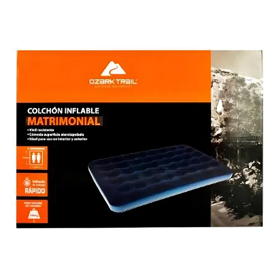 Colchón Inflable Matrimonial Para Camping Ozark Trail