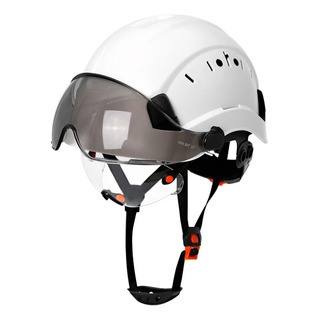 Construcción Casco De Seguridad Con Visera Construido Gafas Construcción Casco De Seguridad Con Visera Construido Gafas
