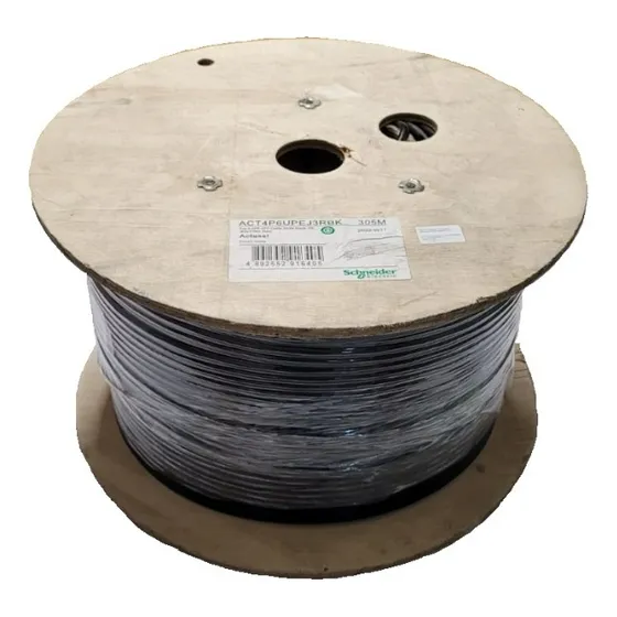 Schneider Actassi Cable Utp Cat 6 305m Negro Exterior