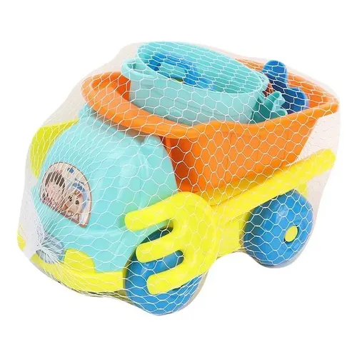 Carrito De Juguete De Playa Para Niños – Carr De Plástico Con Ruedas, Colorido Y Ligero Para Arena Y Exteriores
