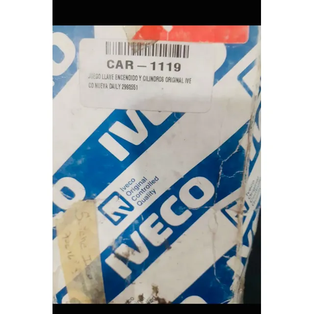 Juego Llaves Encendido Con Cilindros, Original Iveco
