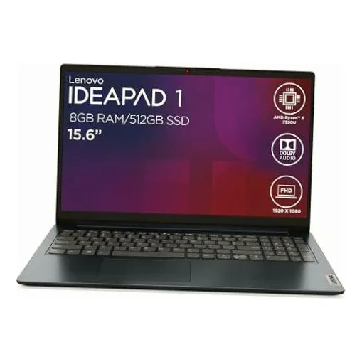 Lenovo Laptop Ideapad 682750 1 15.6 FHD Amd Ryzen 3-7320u 8gb