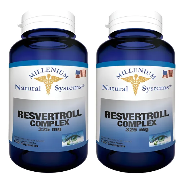X2 Resvertrol Complex 325 Mg - Unidad a $685