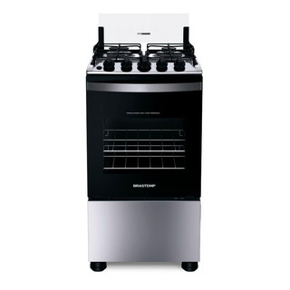 FogĂŁo Brastemp 4 Bocas Inox Com Duas Prateleiras Com Alturas FogĂŁo Brastemp 4 Bocas Inox Com Duas Prateleiras Com Alturas