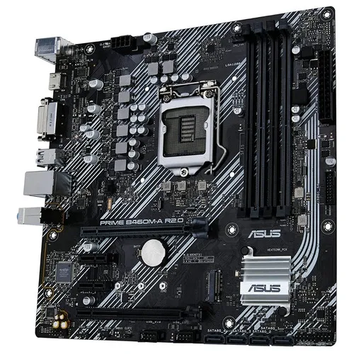 Tarjeta Madre Asus Prime B460m-a R2.0 Ddr4/usb 3.2 10/11 Gen Color Negro
