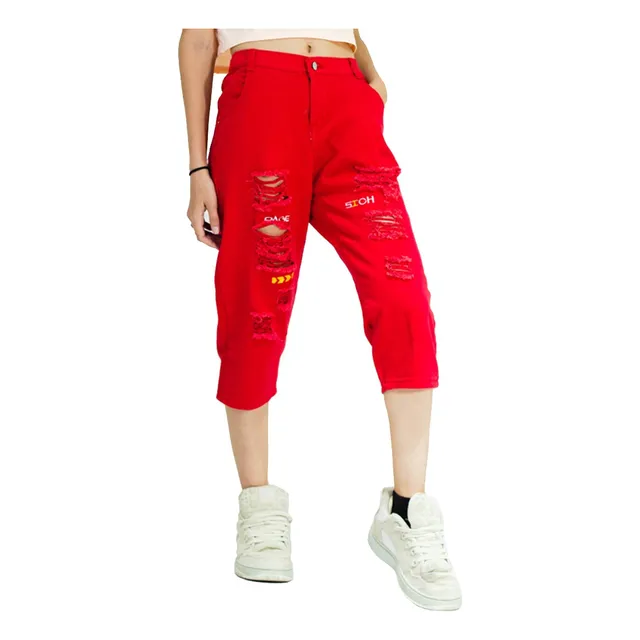Pantalones Capri Dama Juvenil Jean Mayor Detal