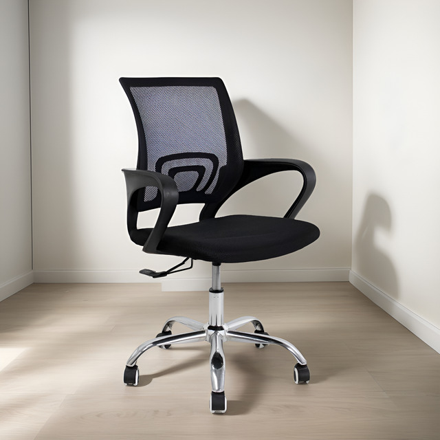 Cadeira De Escritório Pctop Office Fit 1001 9050 Ergonômica Preta Com Estofado De Mesh Y T... Cadeira De Escritório Pctop Office Fit 1001 9050 Ergonômica Preta Com Estofado De Mesh Y T...