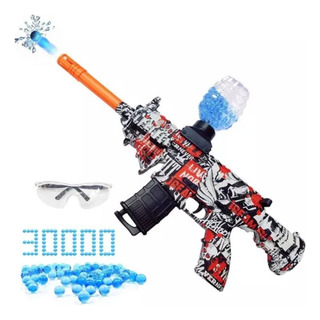 Arma Metralhadora Bolinha De Gel Bulletgun Elétric Crianças Arma Metralhadora Bolinha De Gel Bulletgun Elétric Crianças