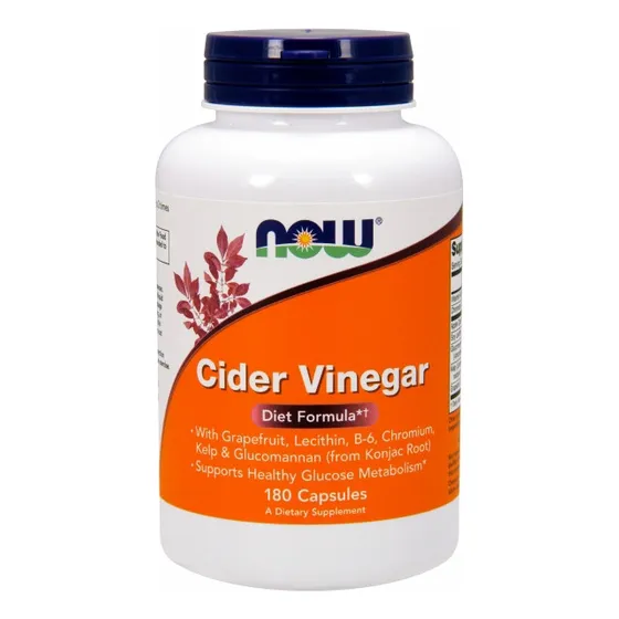 Vinagre De Sidra Supplement Now Foods 180 Cápsulas (paquete
