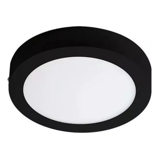Panel Lampara Led 18w Superficial Borde Negro Ángel Light 