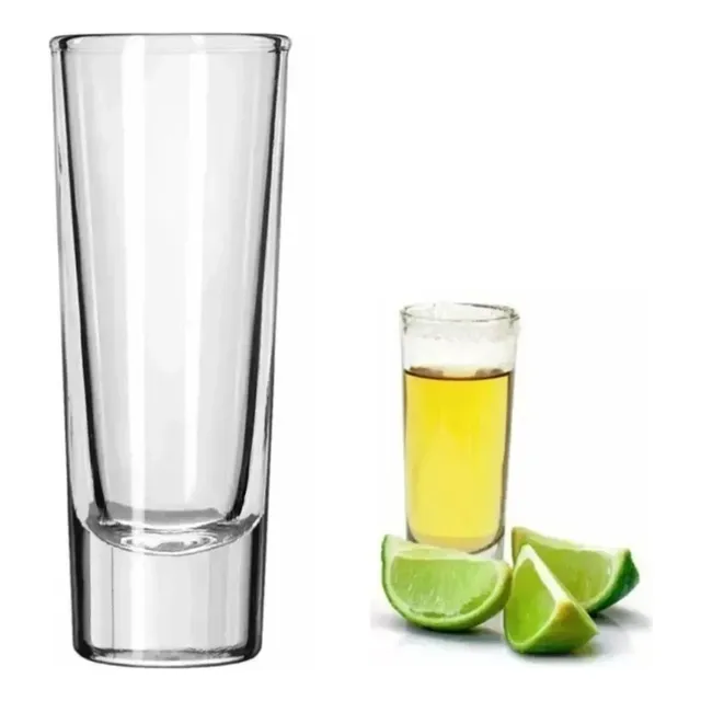 Vasos Shot Tequilero Vidrio Set 12 Vasos Tequila Fiesta