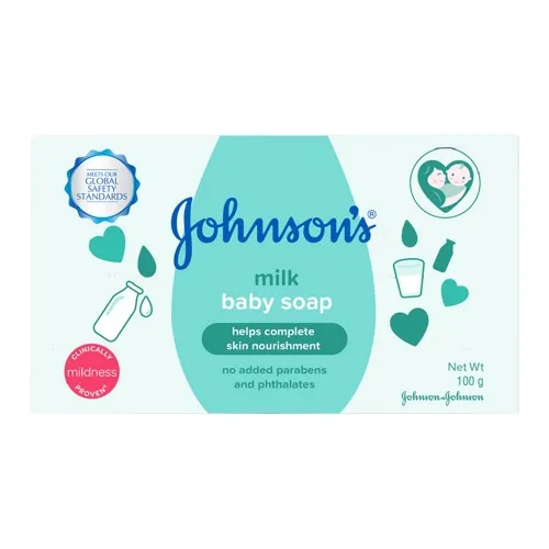 2 Pack Jabon En Barra Johnson Niños 100g Original Milk