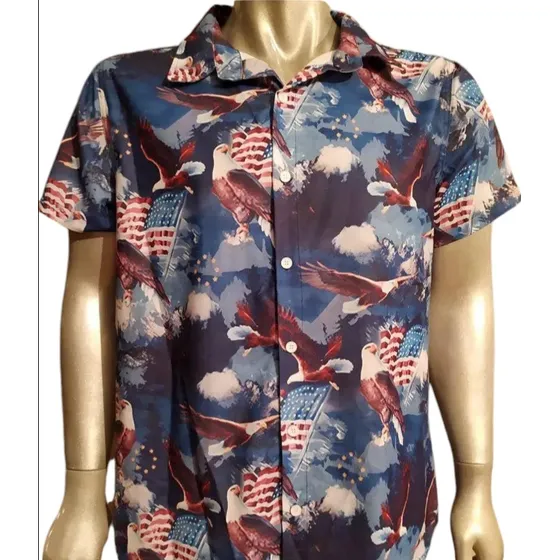 Camisa De Estados Unidos, Talla L, Marca Arvi Hill