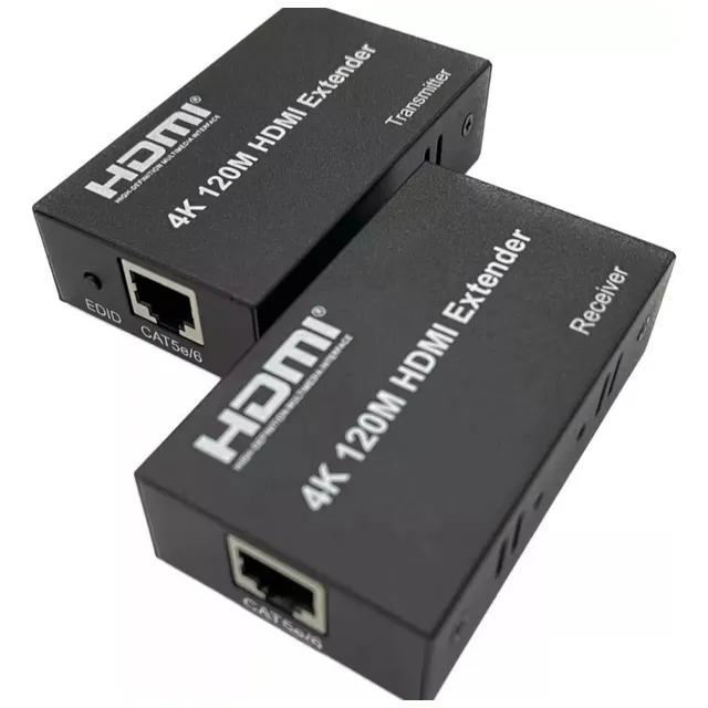 Extensor Extender Hdmi A Rj45 Adaptador 120metros