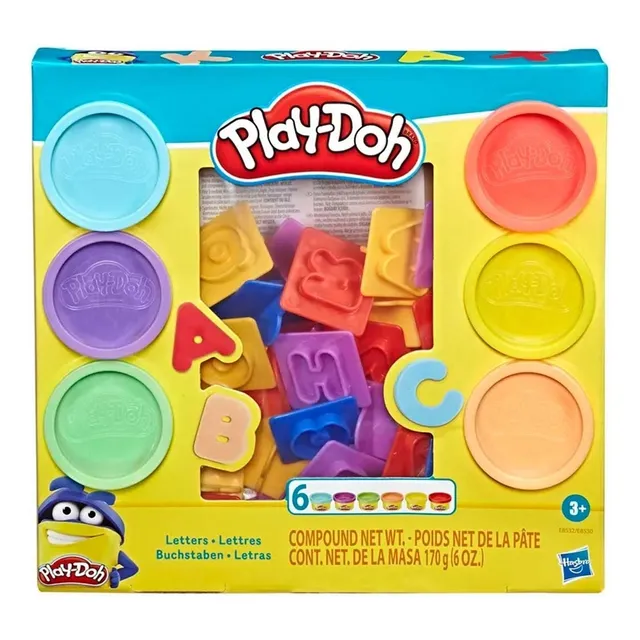 Conjunto Massinha Play Doh Letras - Hasbro E8532 Conjunto Massinha Play Doh Letras - Hasbro E8532