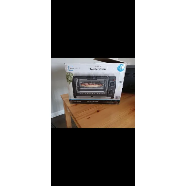 Horno Eléctrico Pequeno  Oven Toster 4 Rebanada Para Pizzas