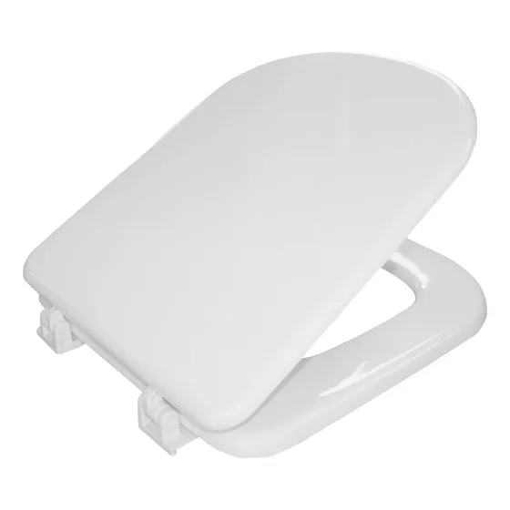 Asiento Tapa Inodoro Ariel Ba 226-p Redonda Blanco Herraje Nylon 35 X 40,6 Cm Hdf