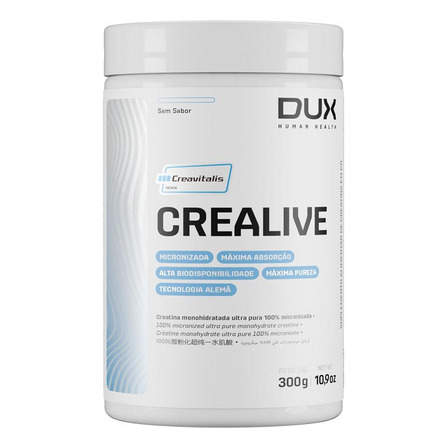 Creatina Creavitalis Pote 300g Dux Nutrition Sabor Sem Sabor Creatina Creavitalis Pote 300g Dux Nutrition Sabor Sem Sabor