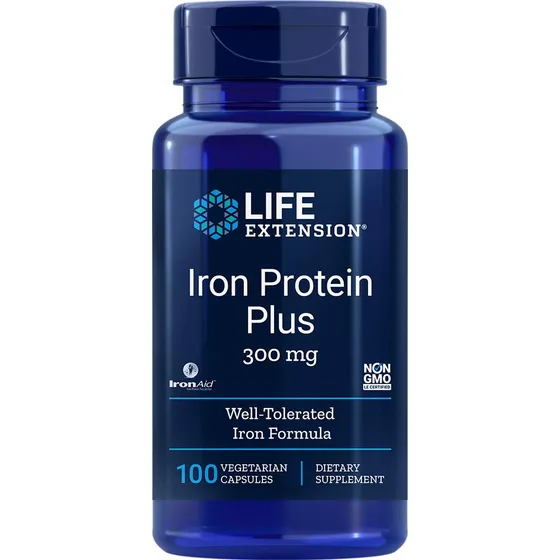 Complementa Life Extension Iron Protein Plus Para Un Rojo Sa