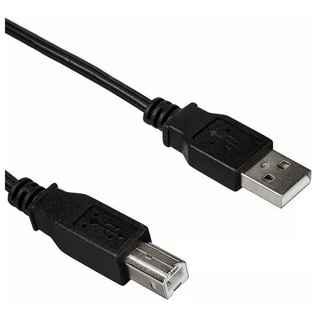 Cable Usb Para Impresoras 1.5 Mtr. Hp Canon Epson Brother Color Negro
