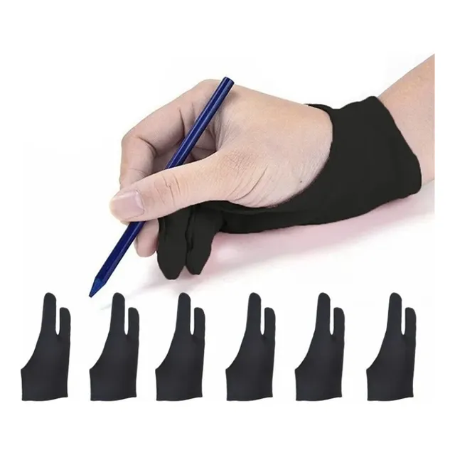 Guantes Antiestática Tableta Gráfica Dibujo Artista 6 Uds