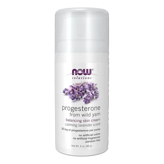 Progesterona Natural 20mg, Now Solutions,