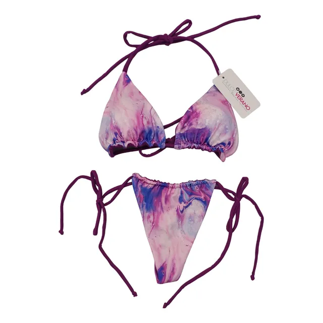 Bikini Asoleador Dulce Verano Mujer Talla Única Doble Faz