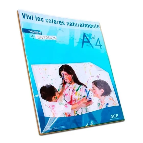 Papel Fotográfico A4 140gr X 100 Hojas Glossy Foto Scp