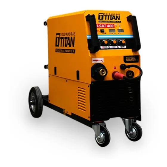 Soldadora Mig Inverter 400amp Titan I-sat 400 Ind Tauro Sa Color Amarillo Frecuencia 50